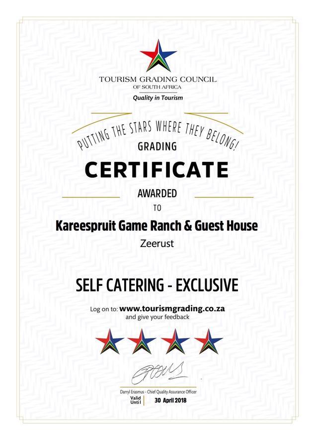 Kareespruit Game Ranch & Guest House Zeerust Rom bilde